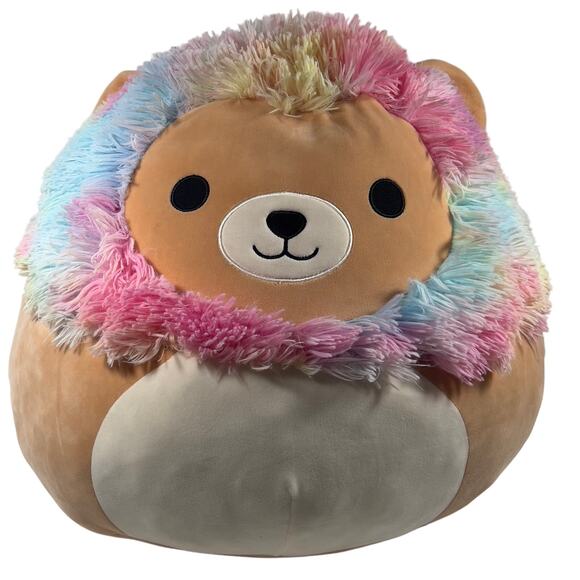 Leonard the Rainbow Mane Lion Squishmallow Large 16" Plush Fluffy Stuffed Animal - Picture 1 of 16